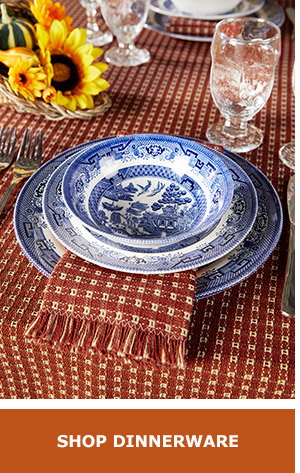 Shop Dinnerware. Blue Willow Salad Plates, Set of 4