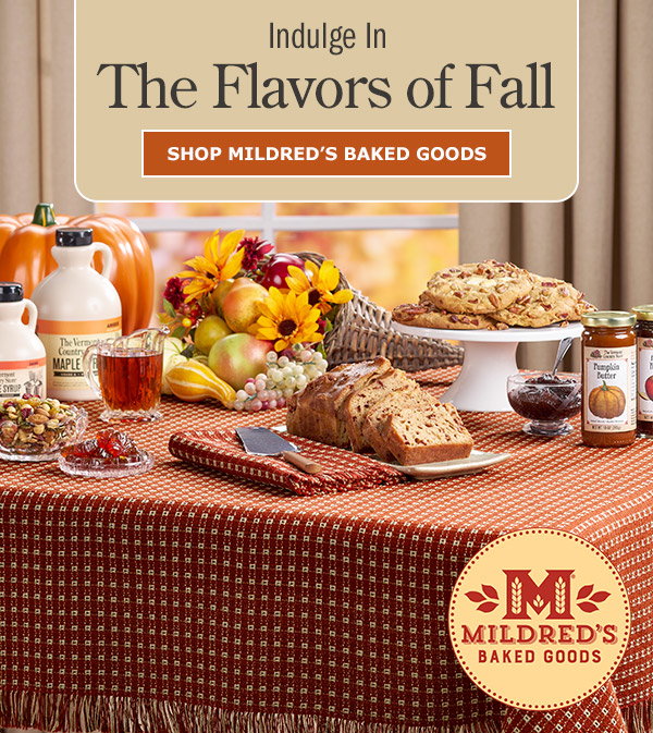 Indulge in the Flavors of Fall. Shop Mildred's Baked Goods. Cinnamon Burst Loaf Cake by Mildred's Baked Goods
