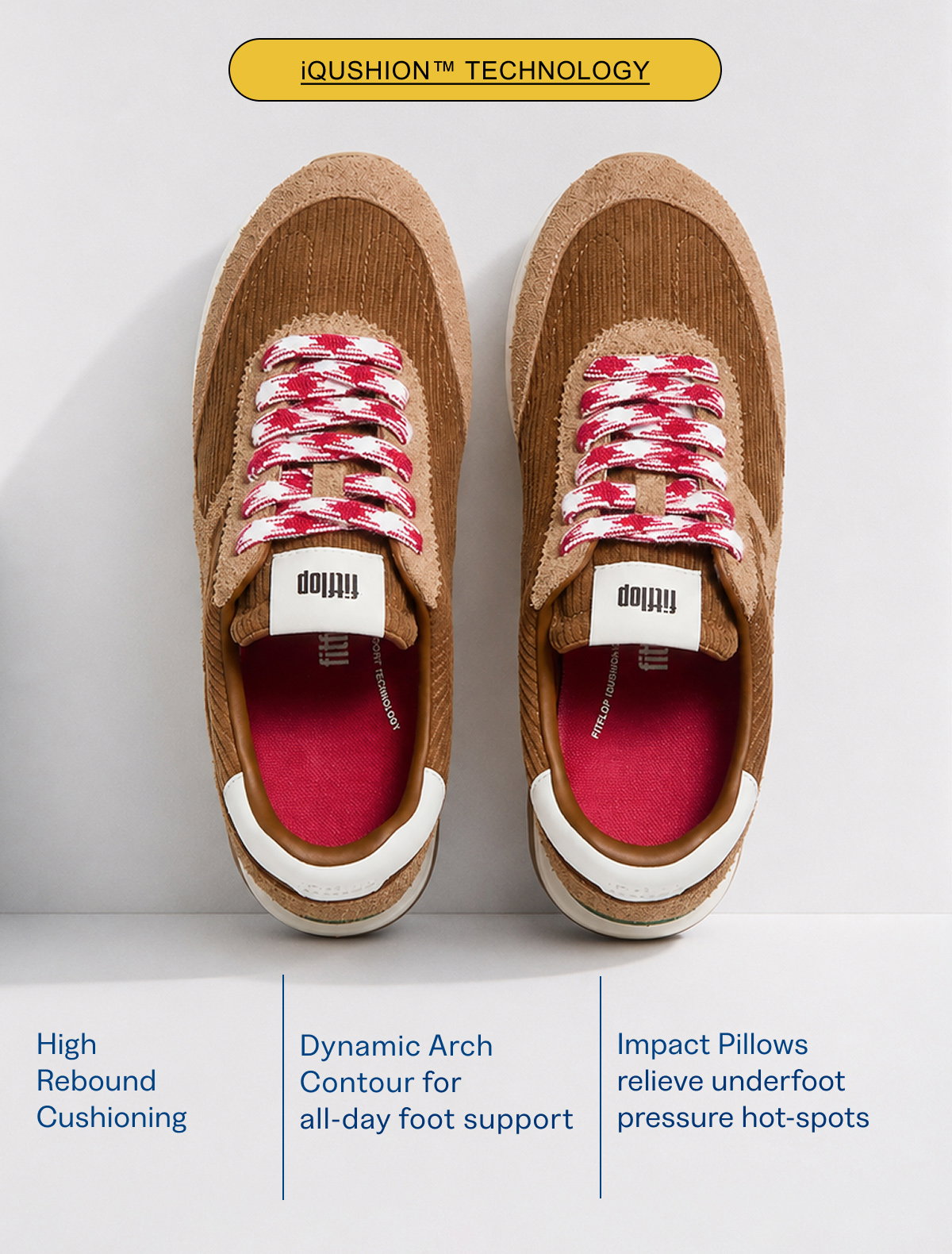 RETRO-Q Suede Trainers -  Terracotta