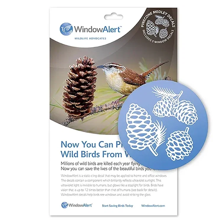 Image of Pinecone Medley WindowAlert Decals