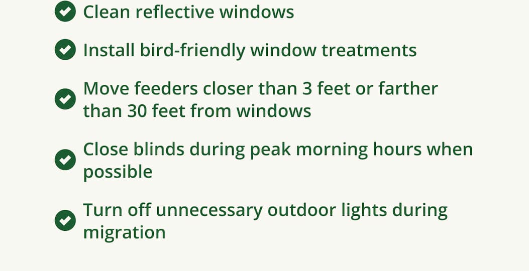 Clean reflective windows