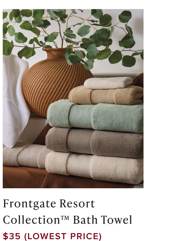 Shop $35 Frontgate Resort Collection Bath Towel