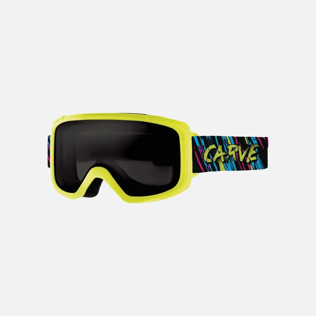 Glide - Matt Fluro Yellow Frame with Grey Lens