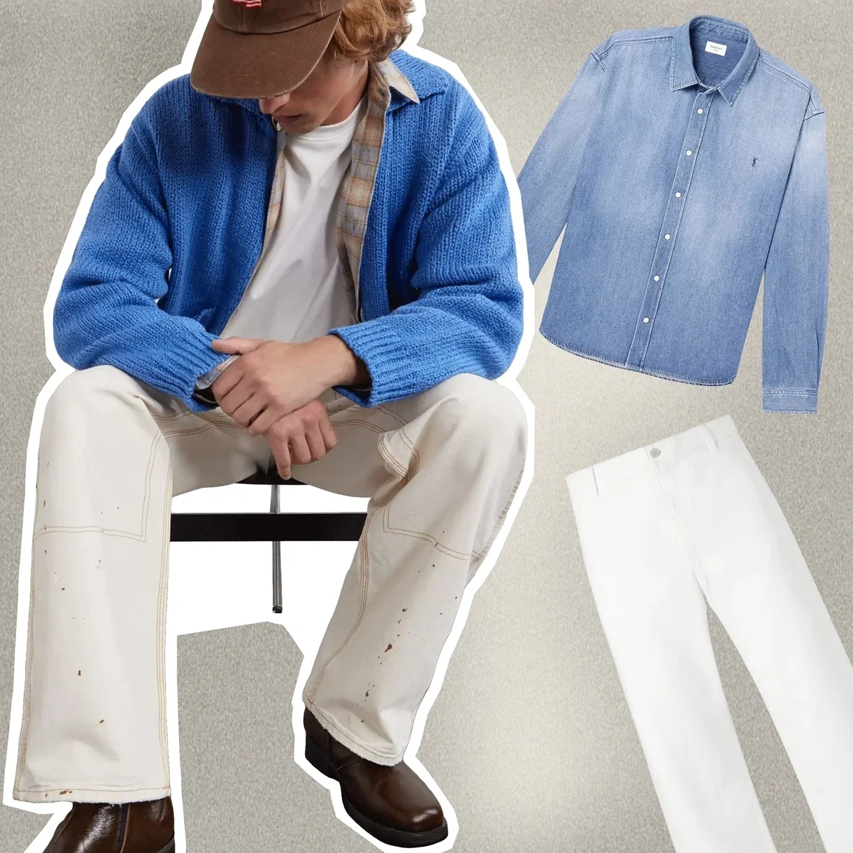 Three Ways To Wear White Jeans