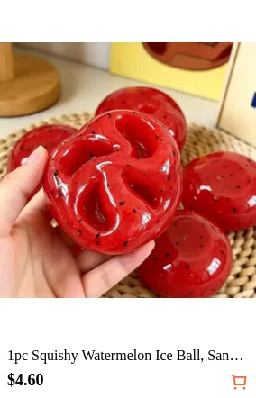 1pc Squishy Watermelon Ice Ball...