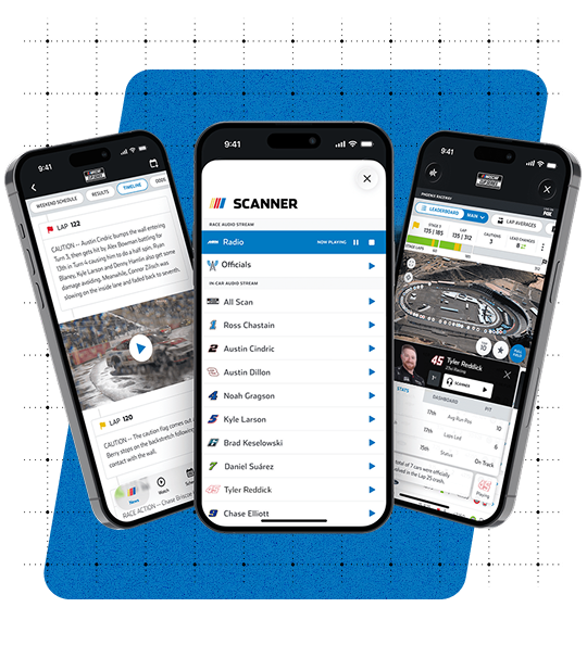 NASCAR App Interface