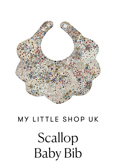 My Little Shop UK: Scallop Baby Bib