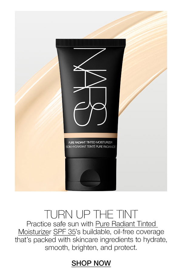 Slot 3: Practice safe sun with Pure Radiant Tinted Moisturizer SPF 35’s buildable, oil-free coverage to hydrate, smooth, and protect.