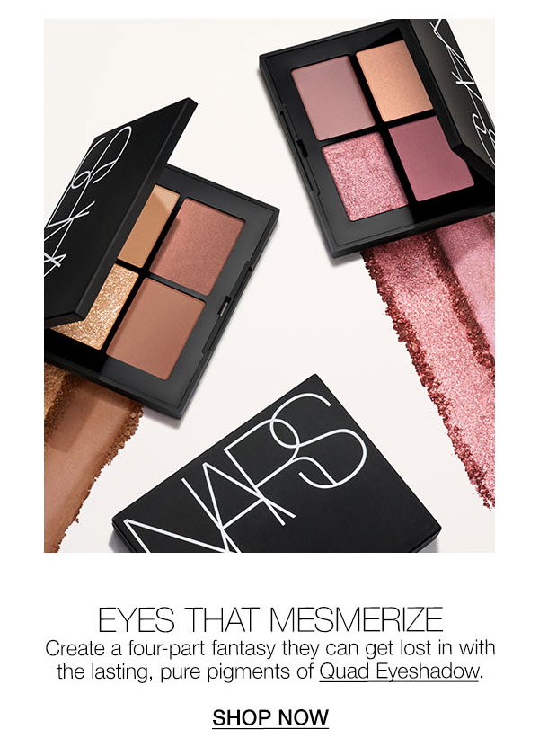 Create a four-part fantasy they can get lost in with the lasting, pure pigments of Quad Eyeshadow.