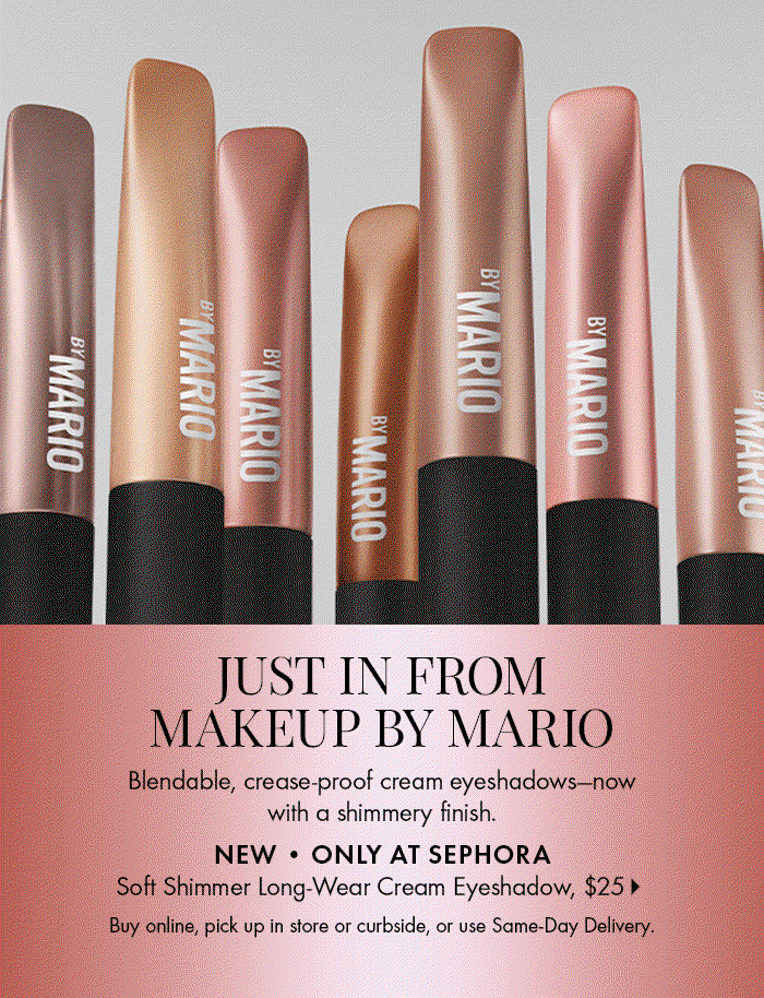 Just in from MAKEUP BY MARIO