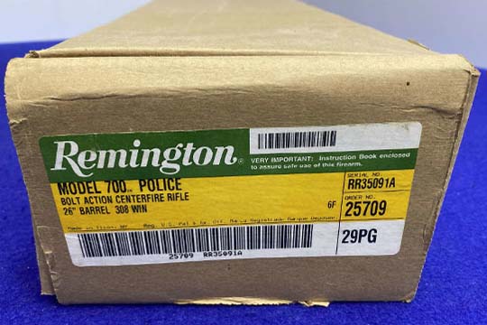 Factory Sealed - Never Opened Remington 700 Police .308win 26" Heavy