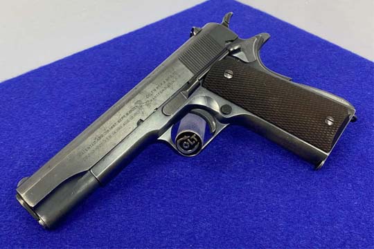1924 Colt 1911 Us Army .45 Acp Blued 5" Ultra Rare "Transition" Model