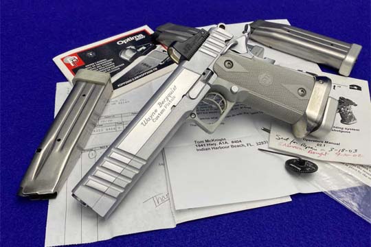 Desirable STI Staccato 2011 45 ACP Master Gunsmith Wayne Bergquist Custom