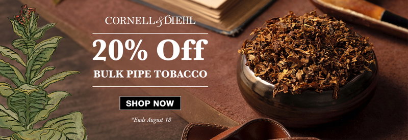20% Off Cornell & Diehl Bulk Tobacco