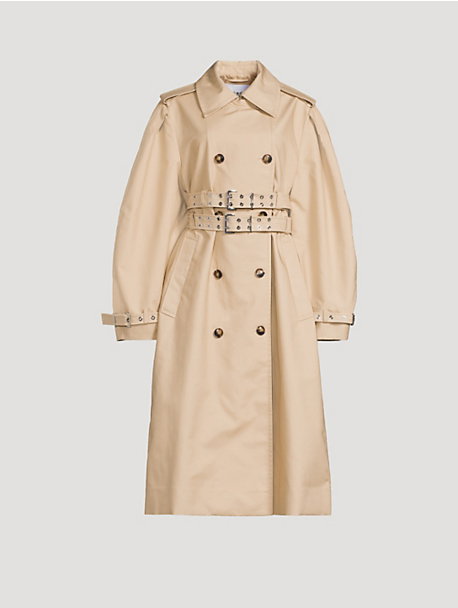 Cotton Double Button Trench Coat