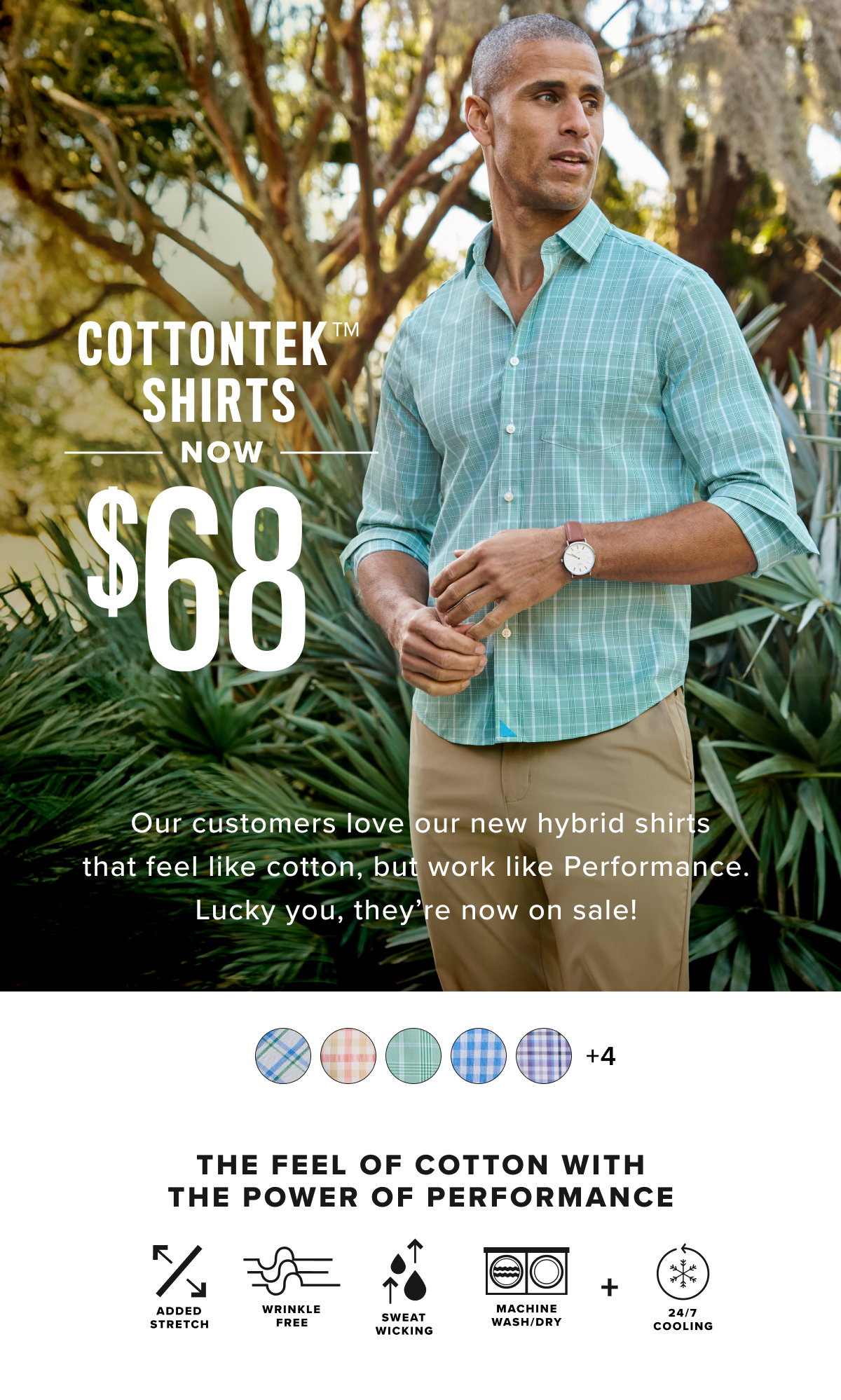Cottontek Shirts Now $68