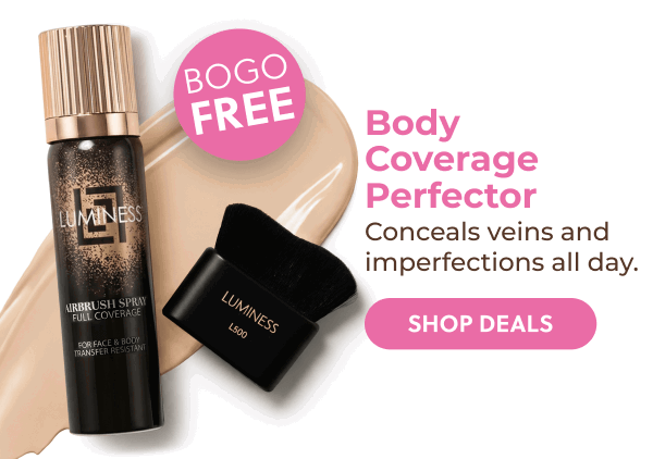 BODY COVERAGE PERFECTOR: Conceals veins and imperfections all day.