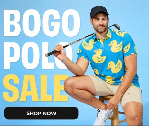 bogo50 golf polos