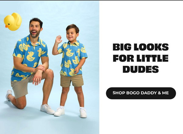 daddy and me golf polos