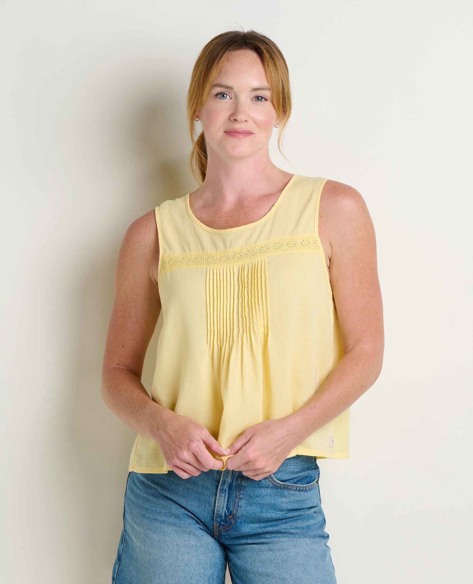 Image of Manzana Pin Tuck Tank
