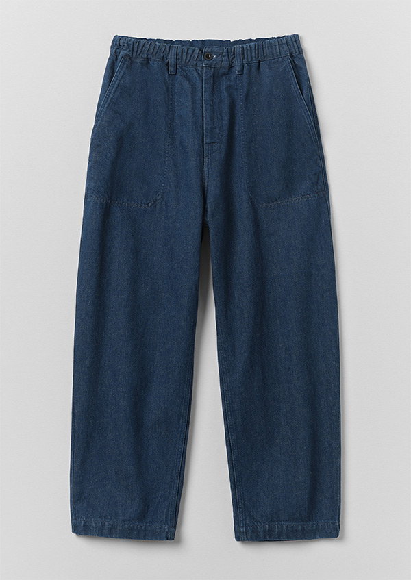 Gabriel Cotton Linen Denim Trousers