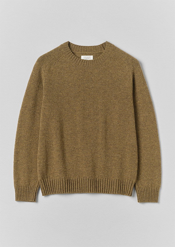 Crew Neck Wool Sweater