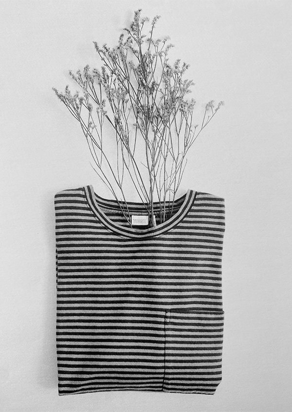 Bold Stripe Cotton Short Sleeve Tee