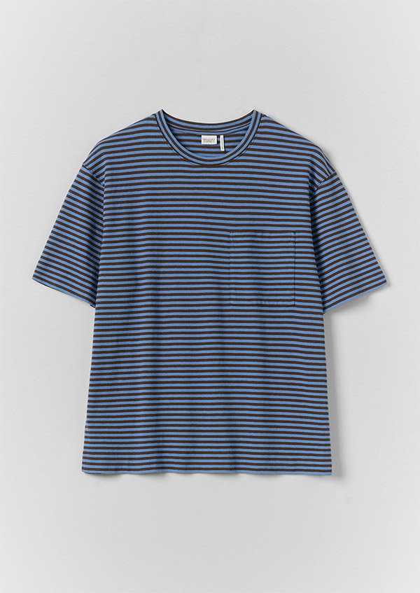 Bold Stripe Cotton Short Sleeve Tee