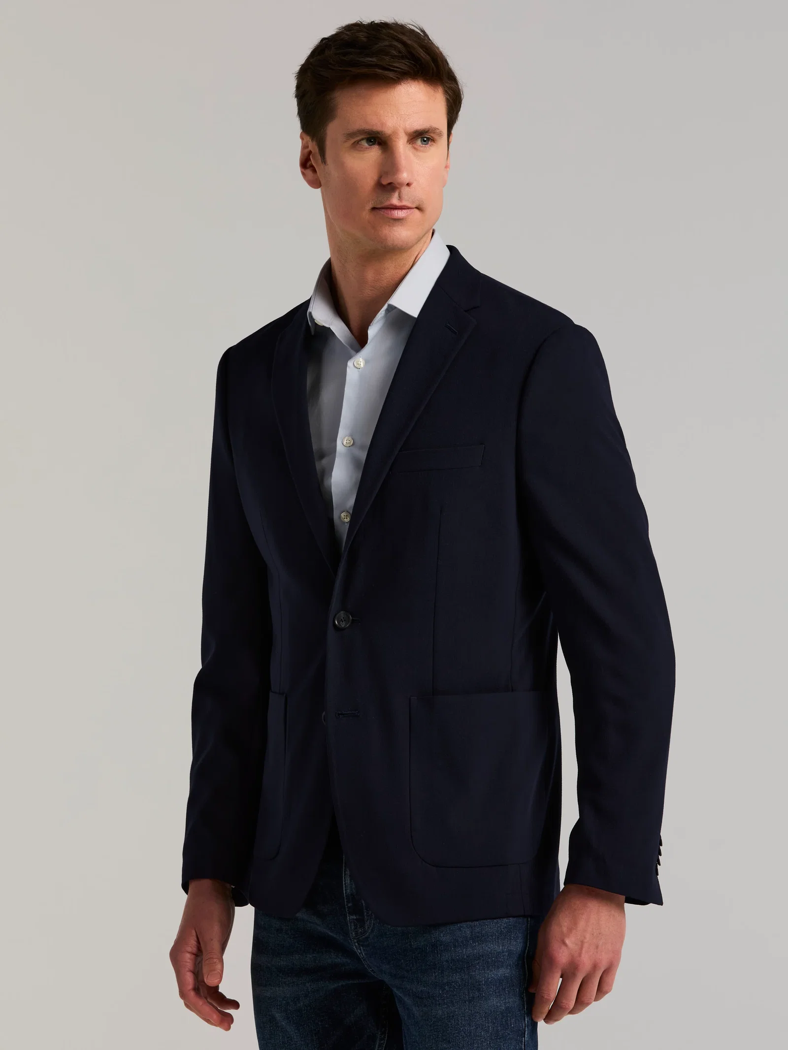Slim Fit Seersucker Suit Jacket