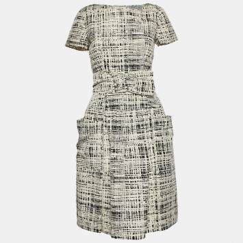 Monochrome Printed Silk Short 