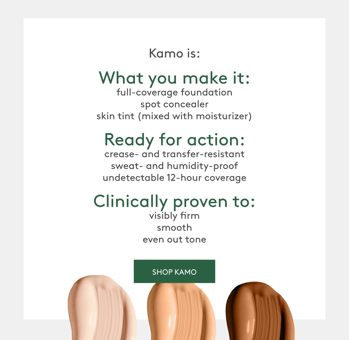 NEW Kamo Triple-Peptide Cover Drops Benefits