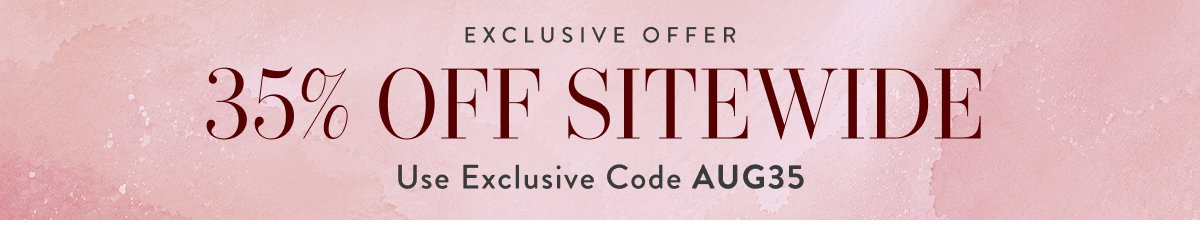 35% Off Sitewide with AUG35