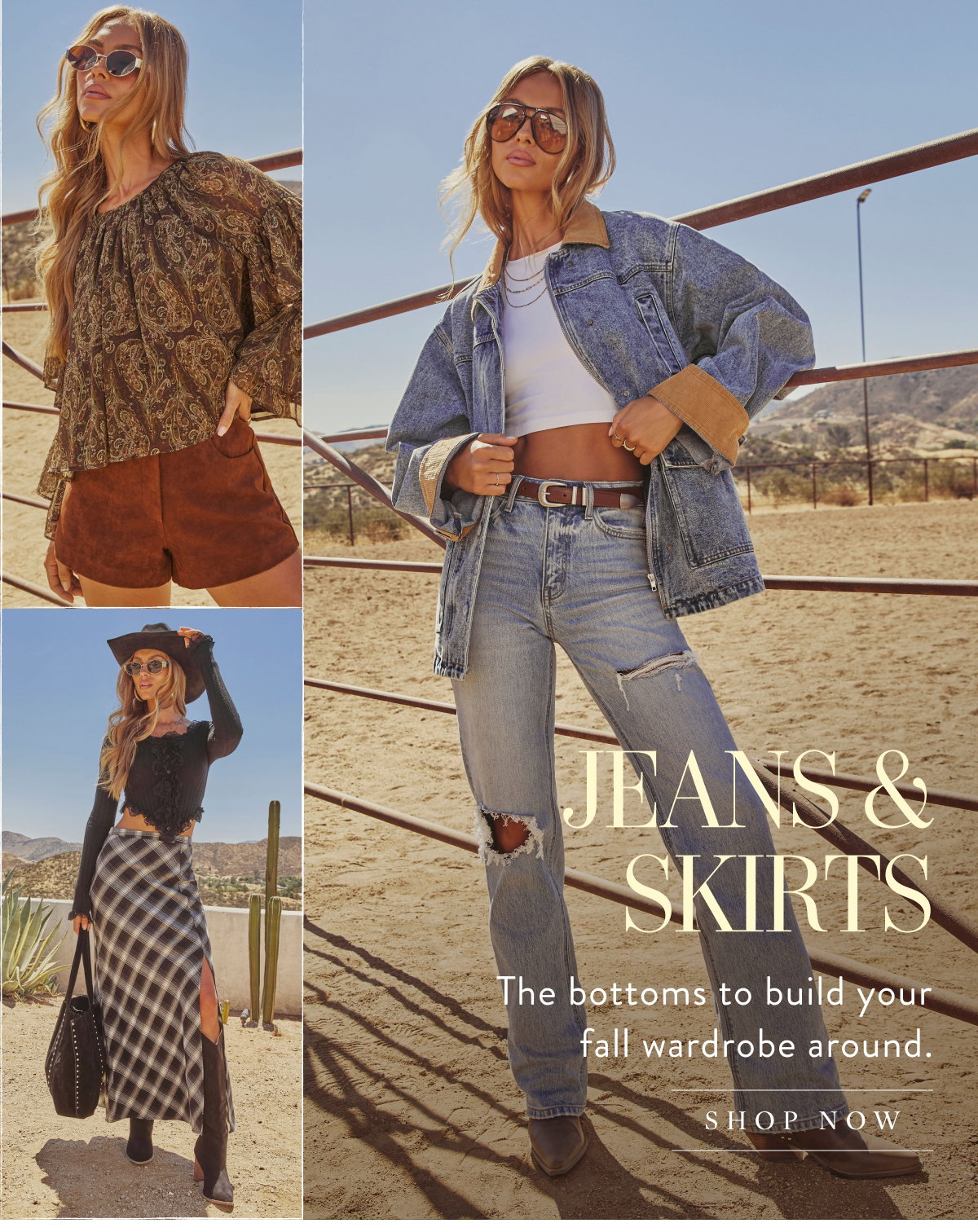Shop Jeans & Skirts