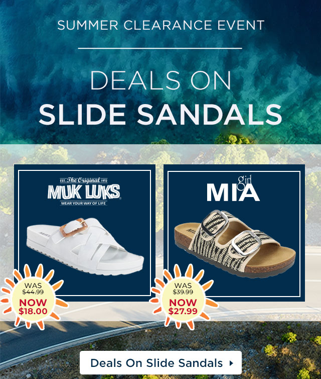Shop Deals On SLide Sandals