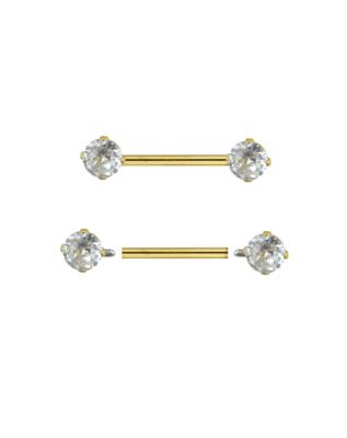 CZ Nipple Barbells