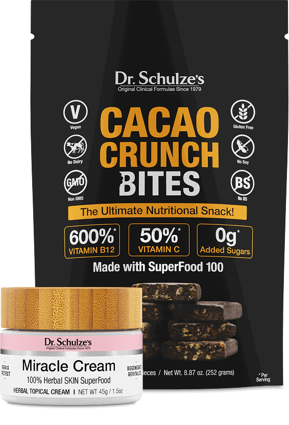 Dr. Schulze's Miracle Cream and Cacao Crunch Bites