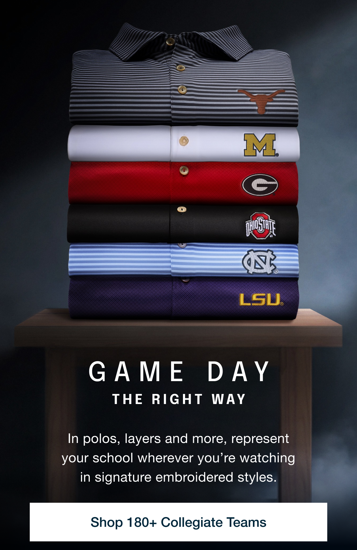 Game Day The Right Way | Shop 180+ Collegiate Teams