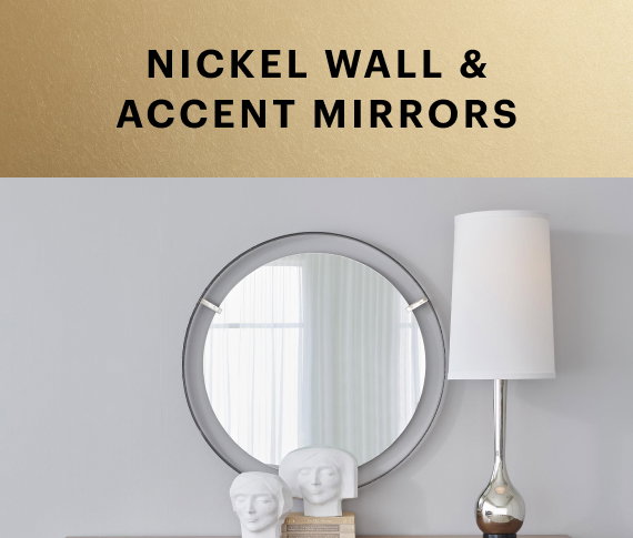 Nickel Wall & Accent Mirrors