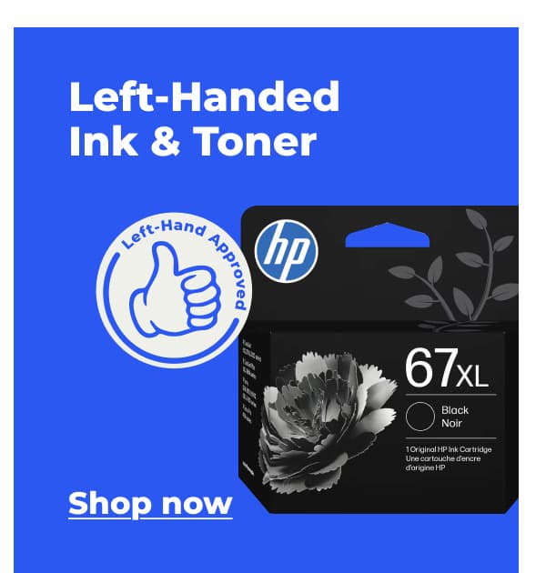 Left-Handed Ink & Toner - Shop now