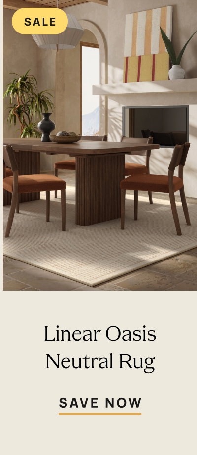 Linear Oasis Neutral Rug 