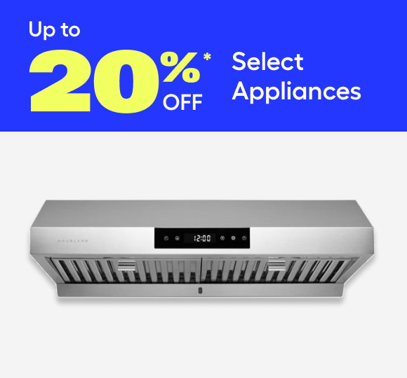 Save Up to 20%* Select Appliances