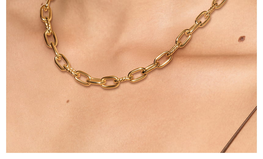 DY Madison® Chain Necklace18K Yellow Gold, 8.5mm