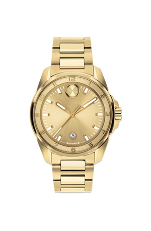 Movado BOLD Verso S Tonal Sunray Dial Yellow Gold Tone 3601392