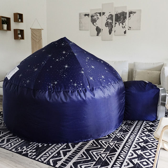 Glow in the Dark Starry Night Air Fort