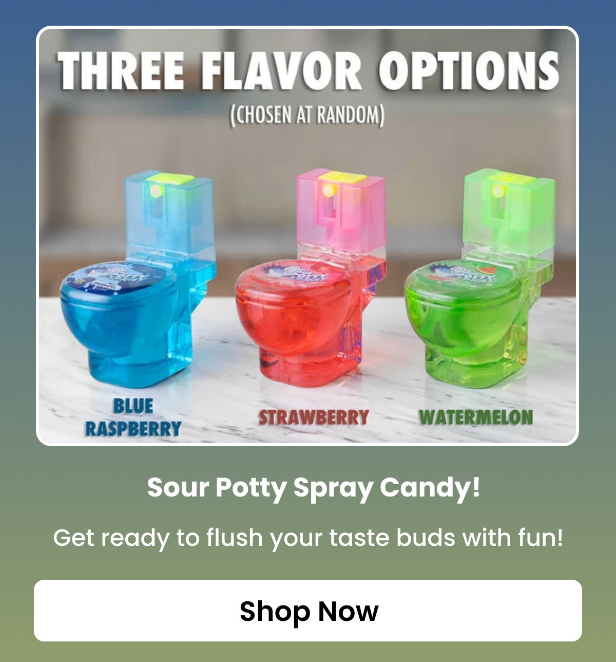 Sour Potty Spray Candy