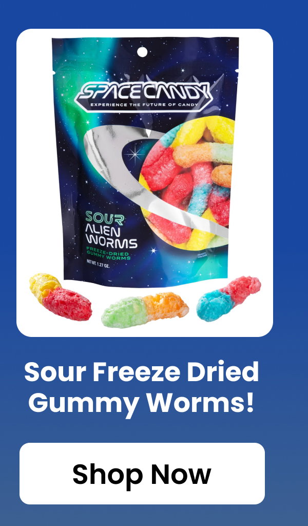 Sour Freeze Dried Gummy Worms