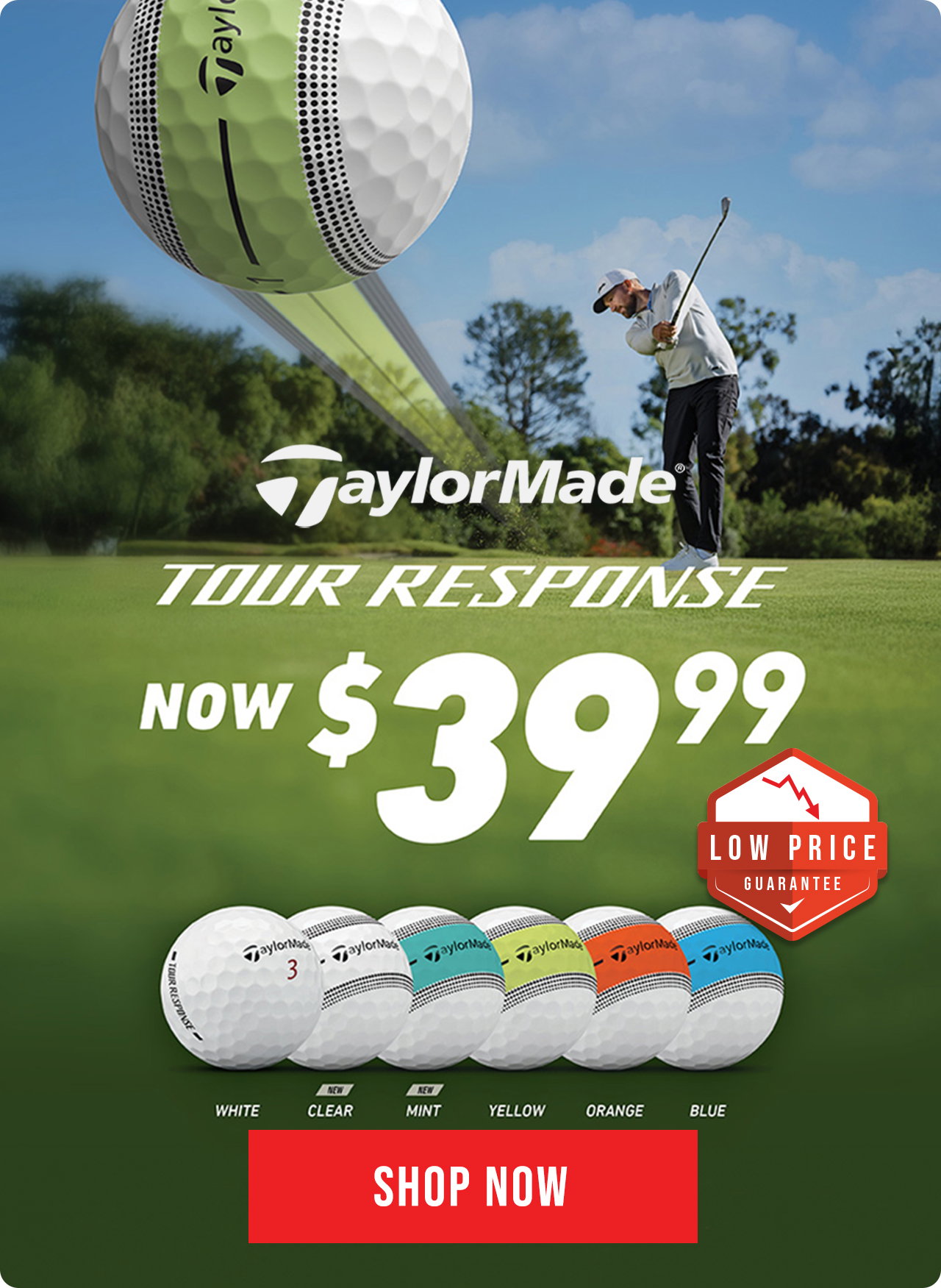 TaylorMade Tour Response Golf Balls