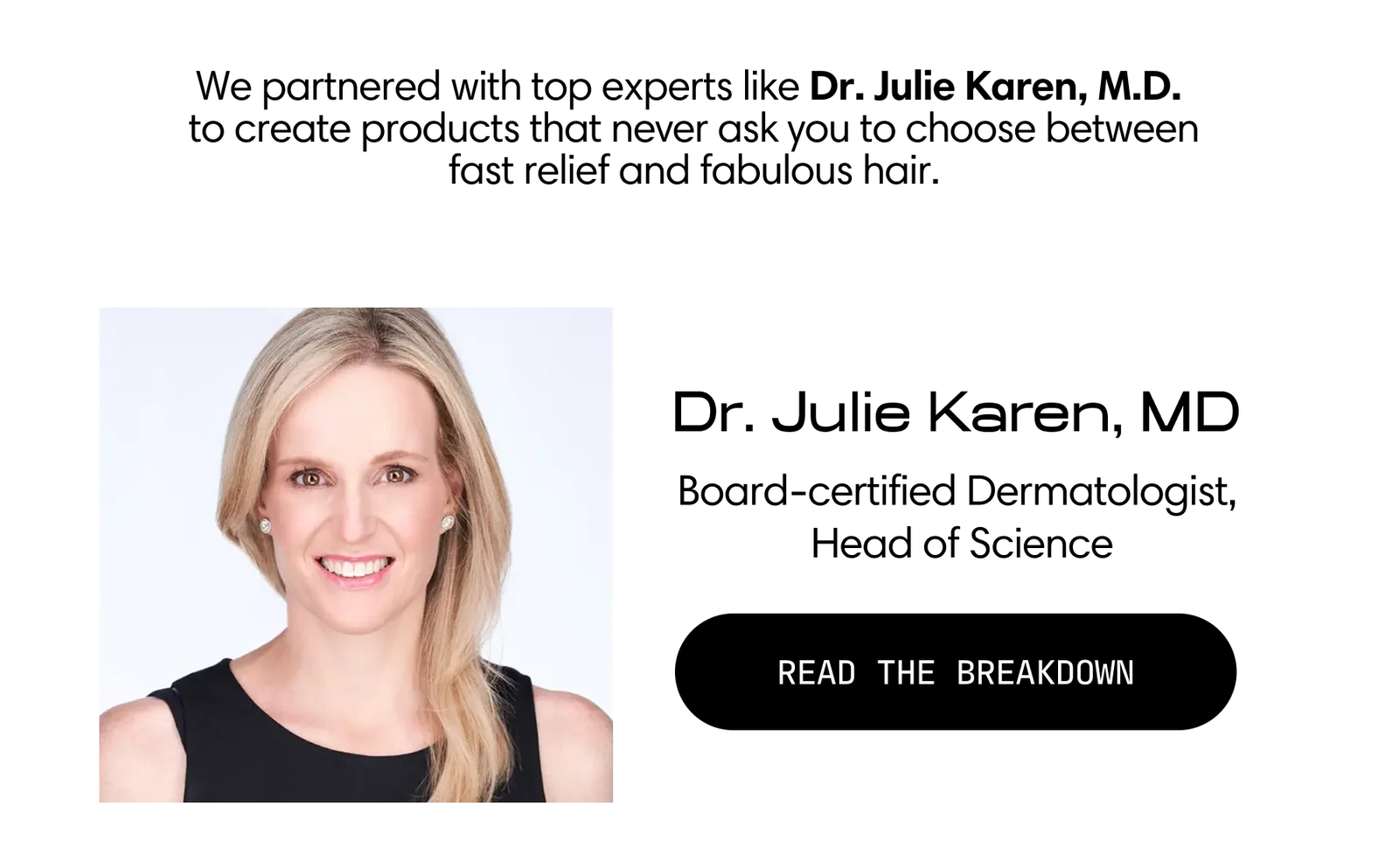 Dr. Julie Karen, MD, board-certified dermatologist and Jupiter's Head of Science. Read the breakdown.