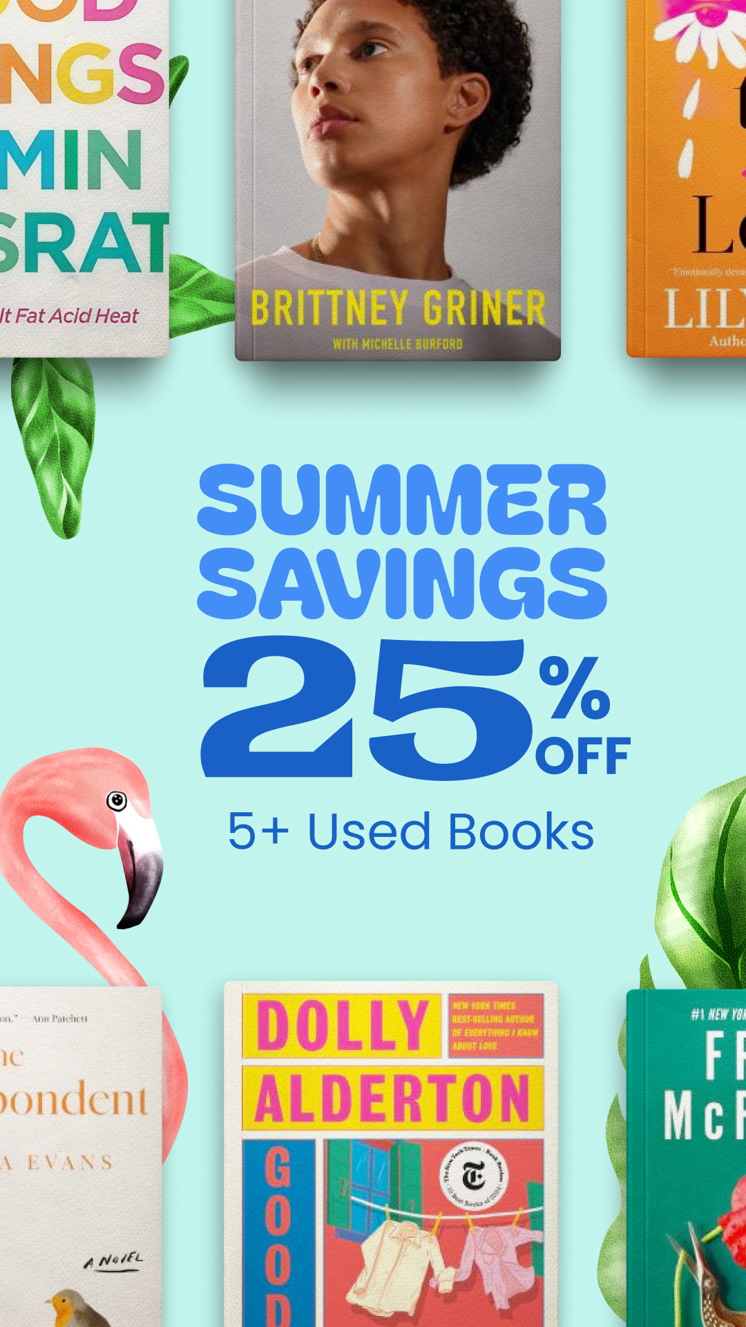 Summer Savings | 25% Off 5+ Used Books | SHOP NOW
