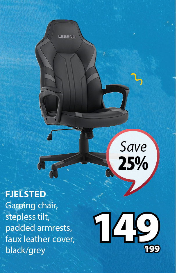 FJELSTED Gaming chair | Save 25%